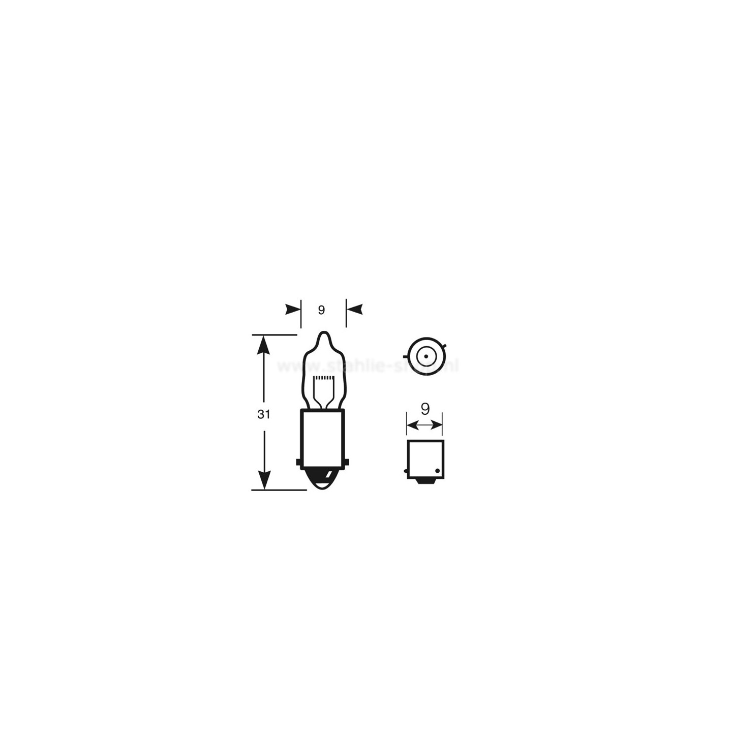 Magneetschotel set 4-delig gekleurd