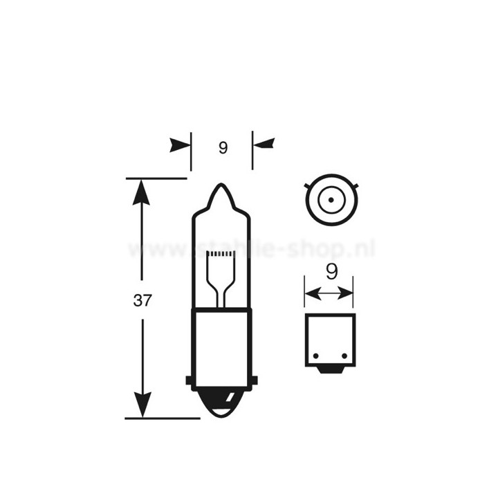 Magneetschotel set 4-delig gekleurd