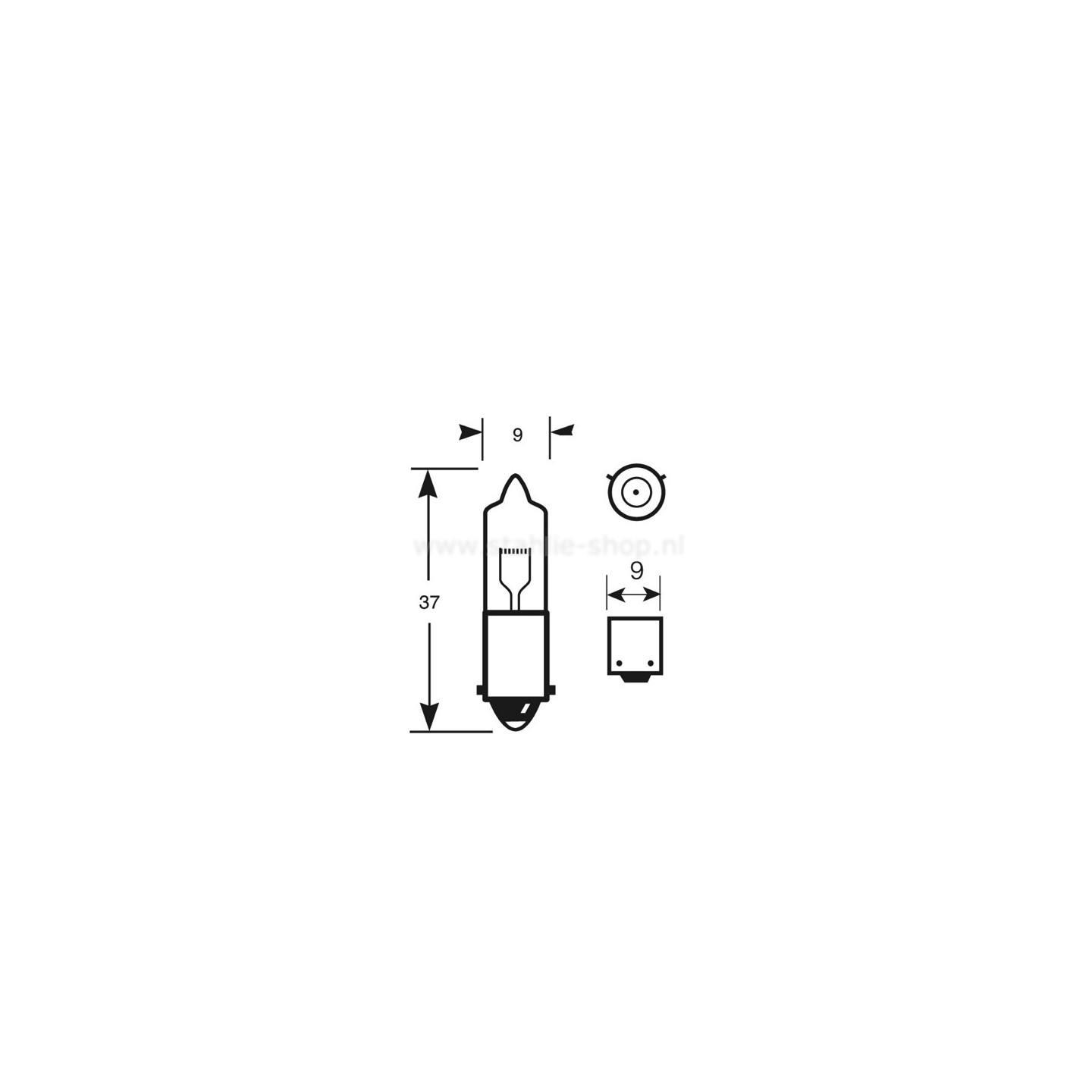 Lamp 12v 21w H21W