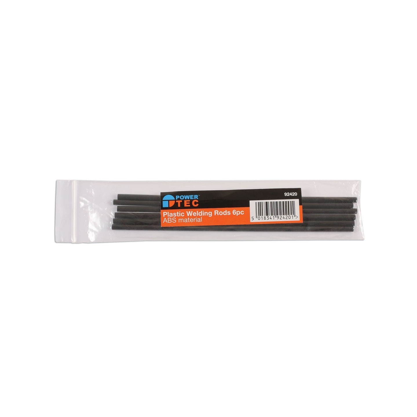Kunststof lasstaafjes ABS 6 stuks POWER-TEC
