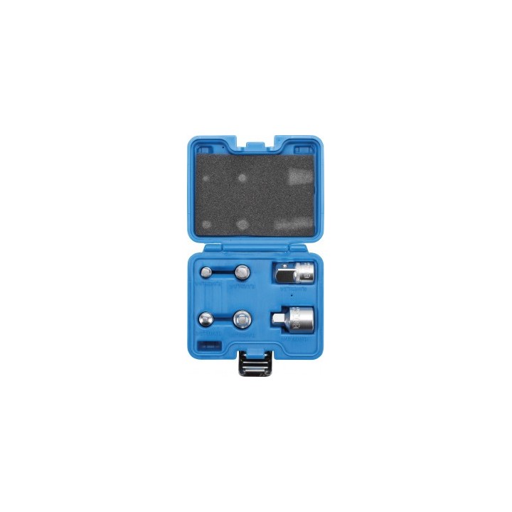 Adapter set 6-delig / doppen verloop adapters