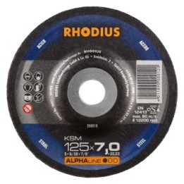 Afbraamschijf met kom 125x7mm KSM V27 Rhodius