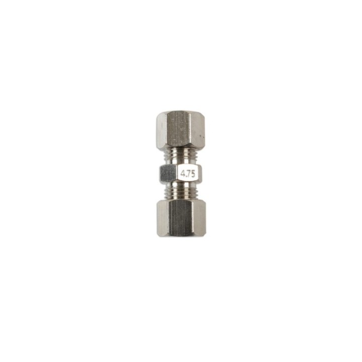 Remleiding verbinder / connector voor 3/16" en 4.75mm leiding
