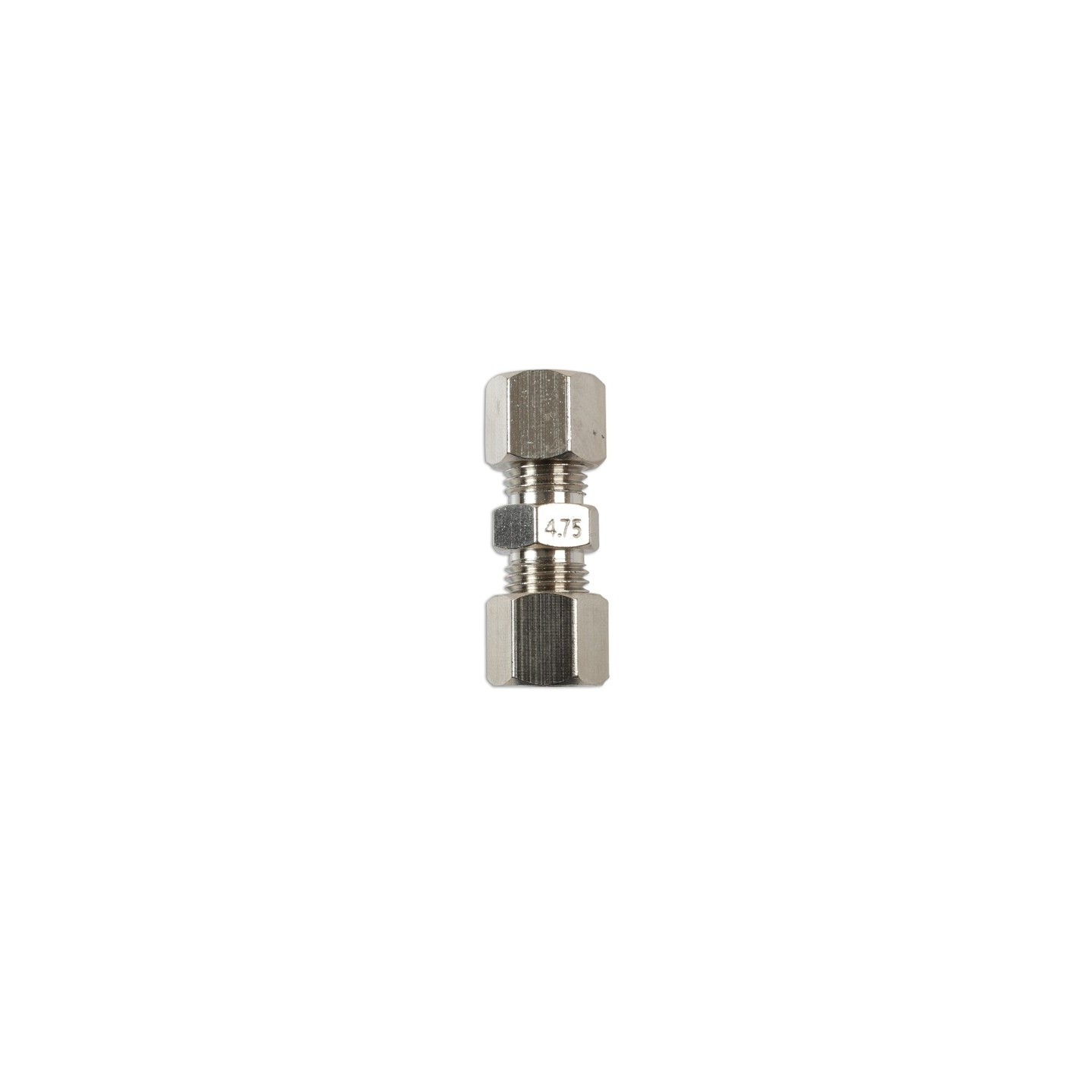 Remleiding verbinder / connector voor 3/16" en 4.75mm leiding