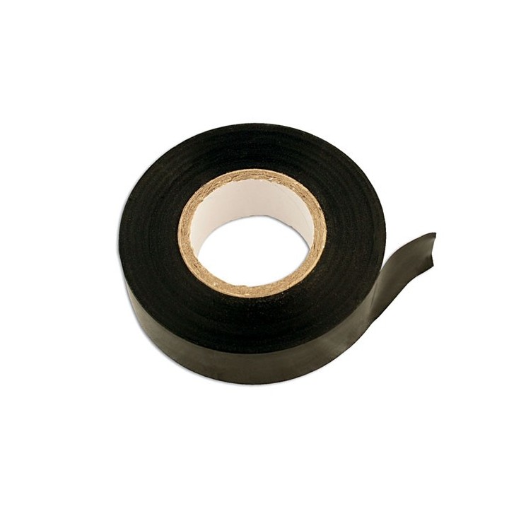 Linnen tape voor kabelbescherming, zwart 19mm x 25M