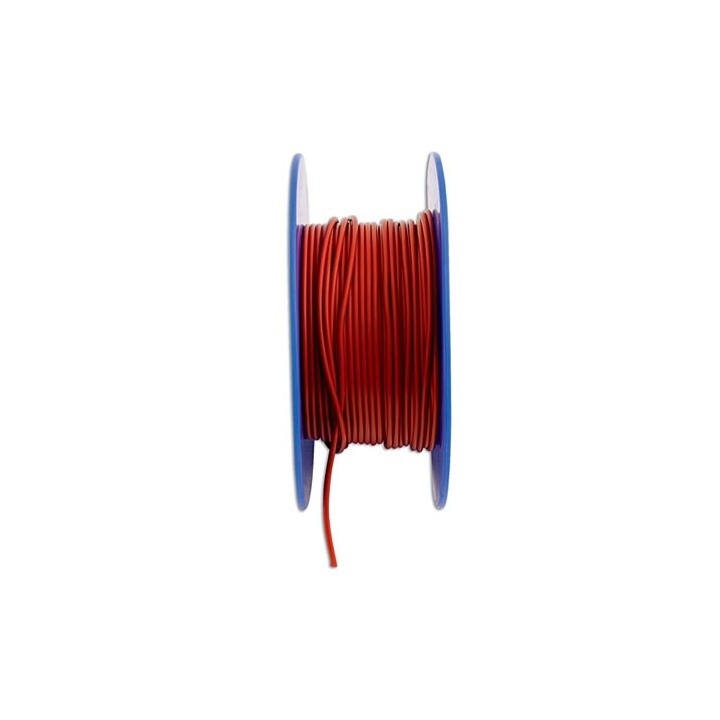 Draad 1mm2 rood PVC - haspel 50 meter