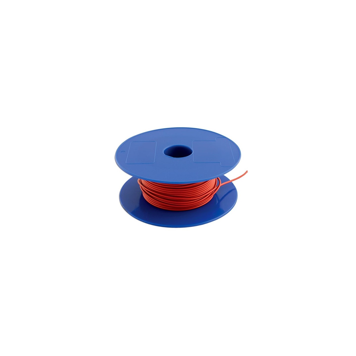 Draad 1mm2 rood PVC - haspel 50 meter