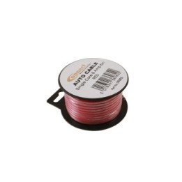 Draad 1mm2 rood PVC - mini haspel 6 meter