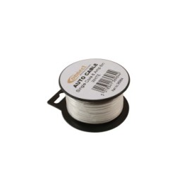 Draad 1mm2 wit PVC - mini haspel 6 meter