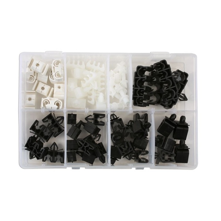 Remleiding / leiding clips assortiment 64 stuks