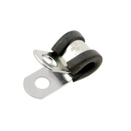 Leidingclips met rubber voering 6mm - 50 stuks