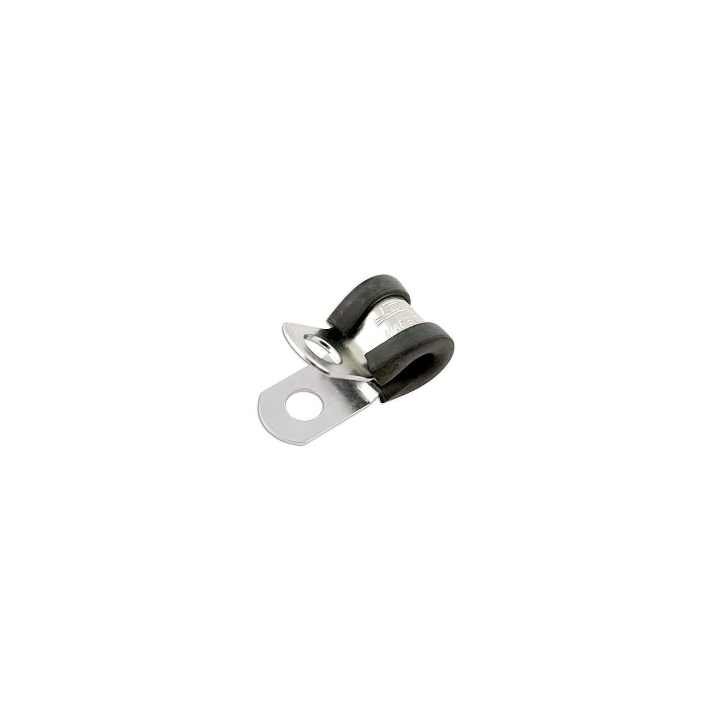 Leidingclips met rubber voering 6mm - 50 stuks
