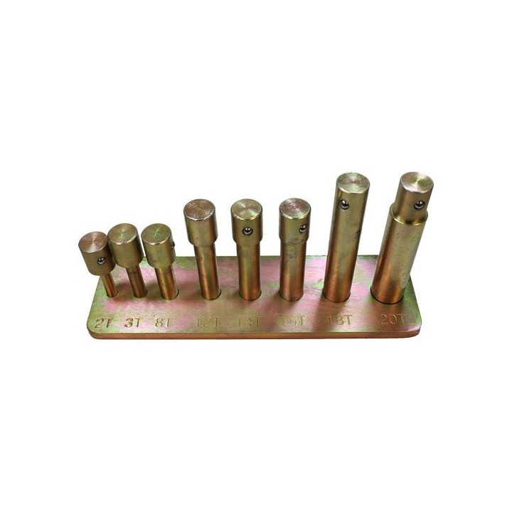 Werkplaatspers accessoires set