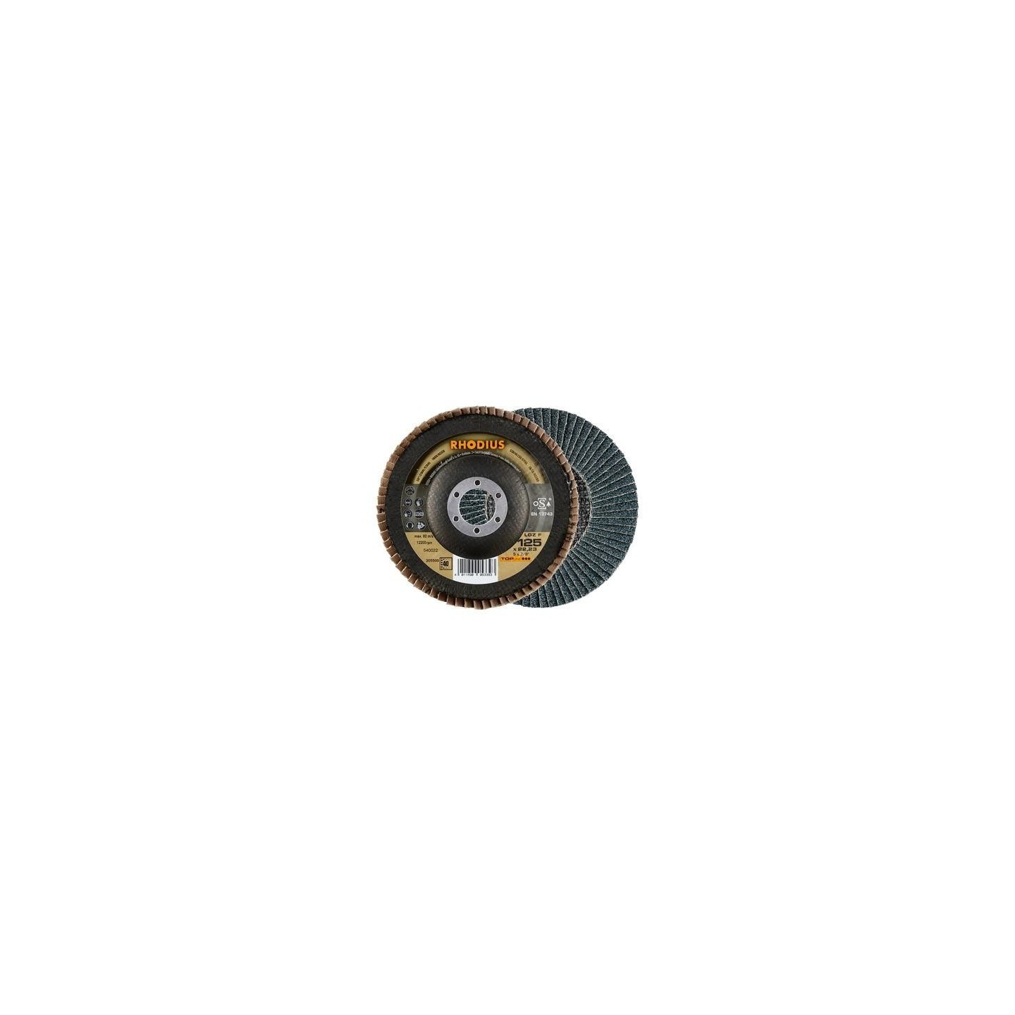 ABRACS lamellenschijf 125mm, korrel 40