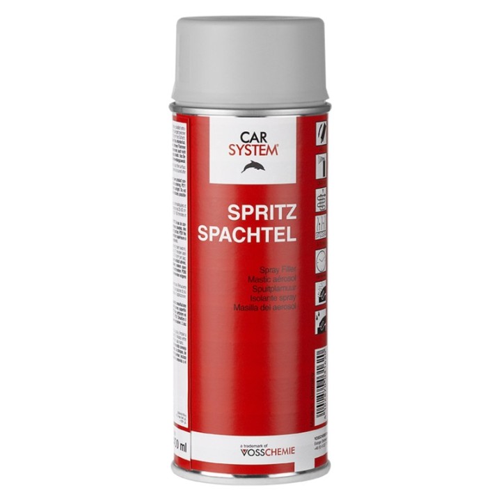 Spray Polyester spuitplamuur set 1,5 kg incl. harder
