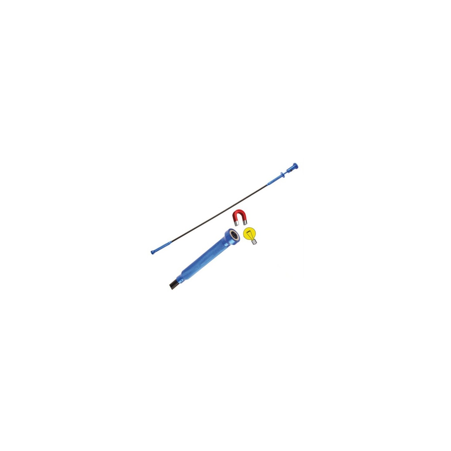 Magneet grijper, 4-klauw + LED lamp, 615mm