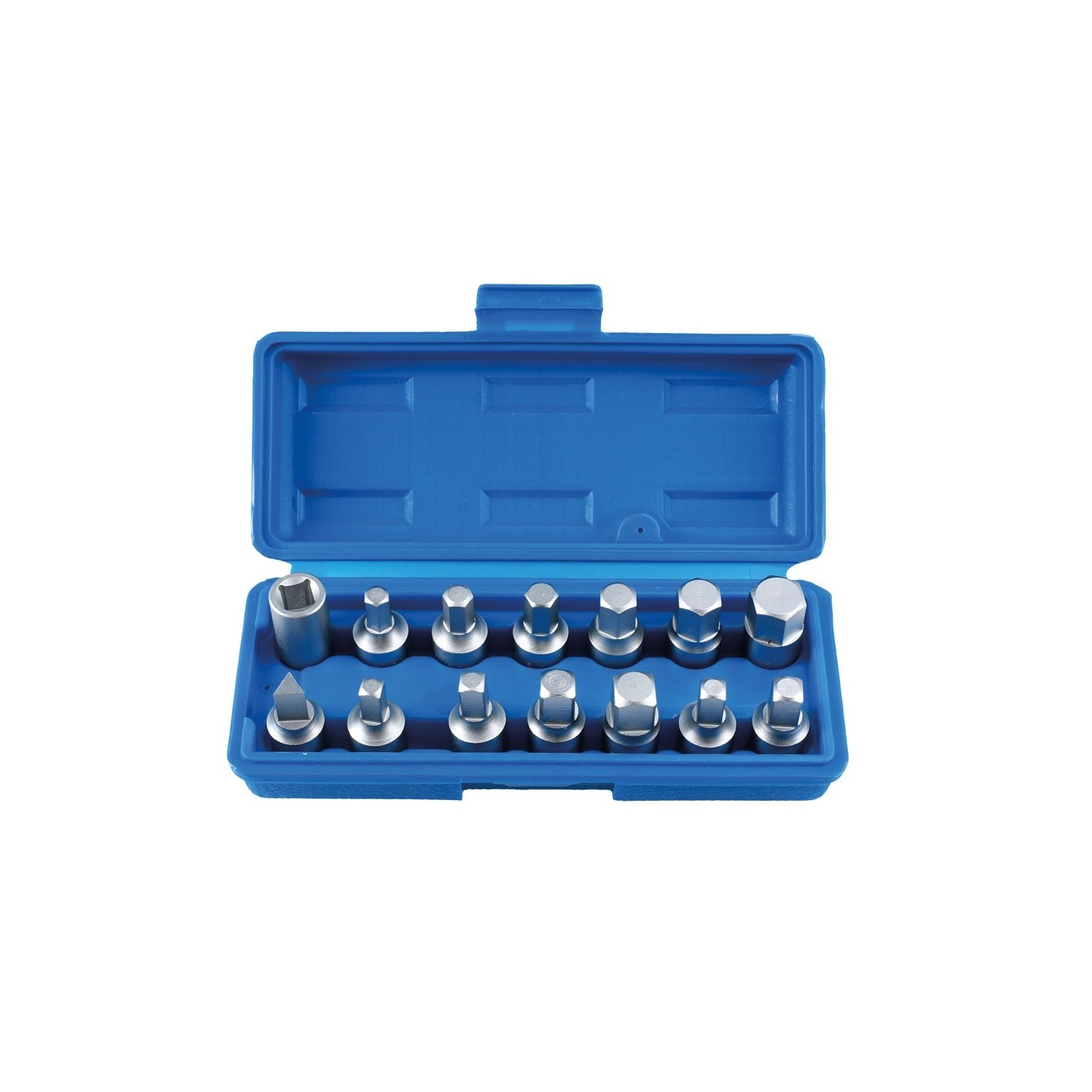Olie aftapplug gereedschap set / doppen set 14-delig