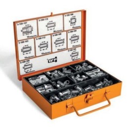 Assortiment remleiding nippels 165 delig