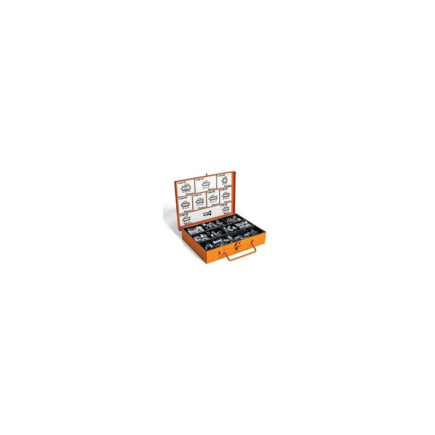 Assortiment remleiding nippels 135 delig