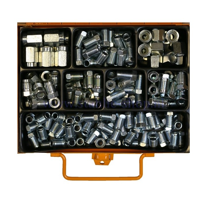 Assortiment remleiding nippels 135 delig
