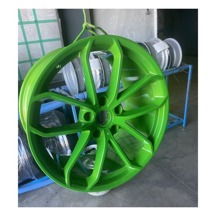 Kawasaki groen, hoogglans - 500 gram Poedercoat poeder