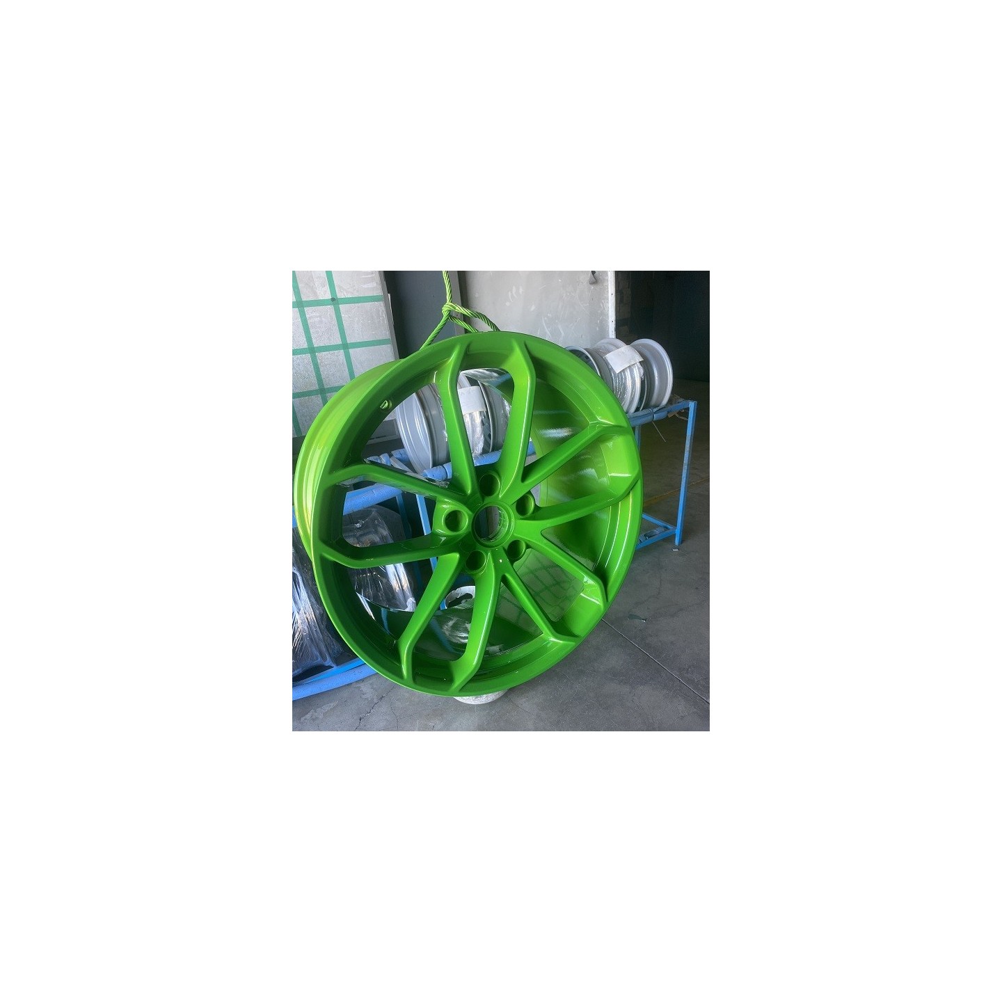 Kawasaki groen, hoogglans - 500 gram Poedercoat poeder