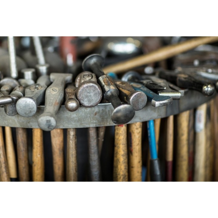 Plaatwerk workshop door Ben van Berlo "hands on"