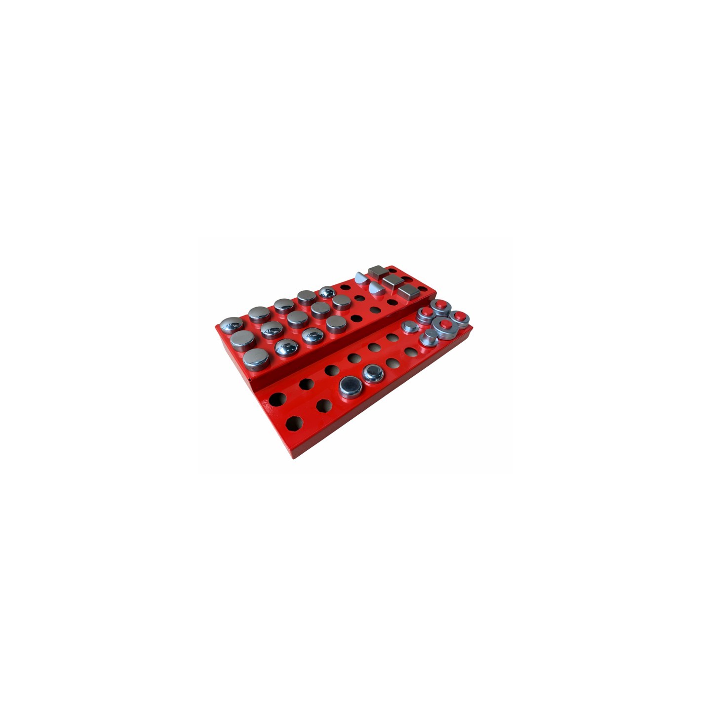 Mechammer die storage tray