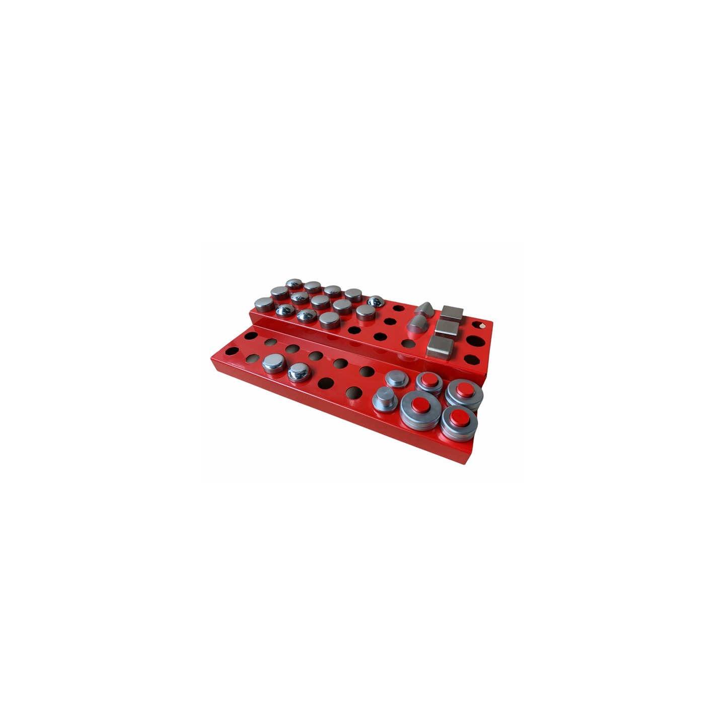 Mechammer die storage tray