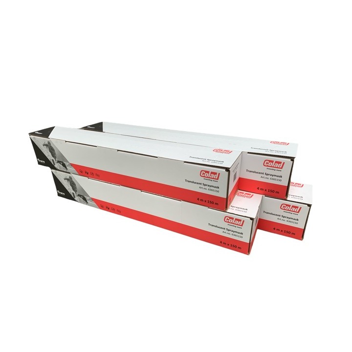 Transparante maskeer folie 4 x 150 meter - Colad