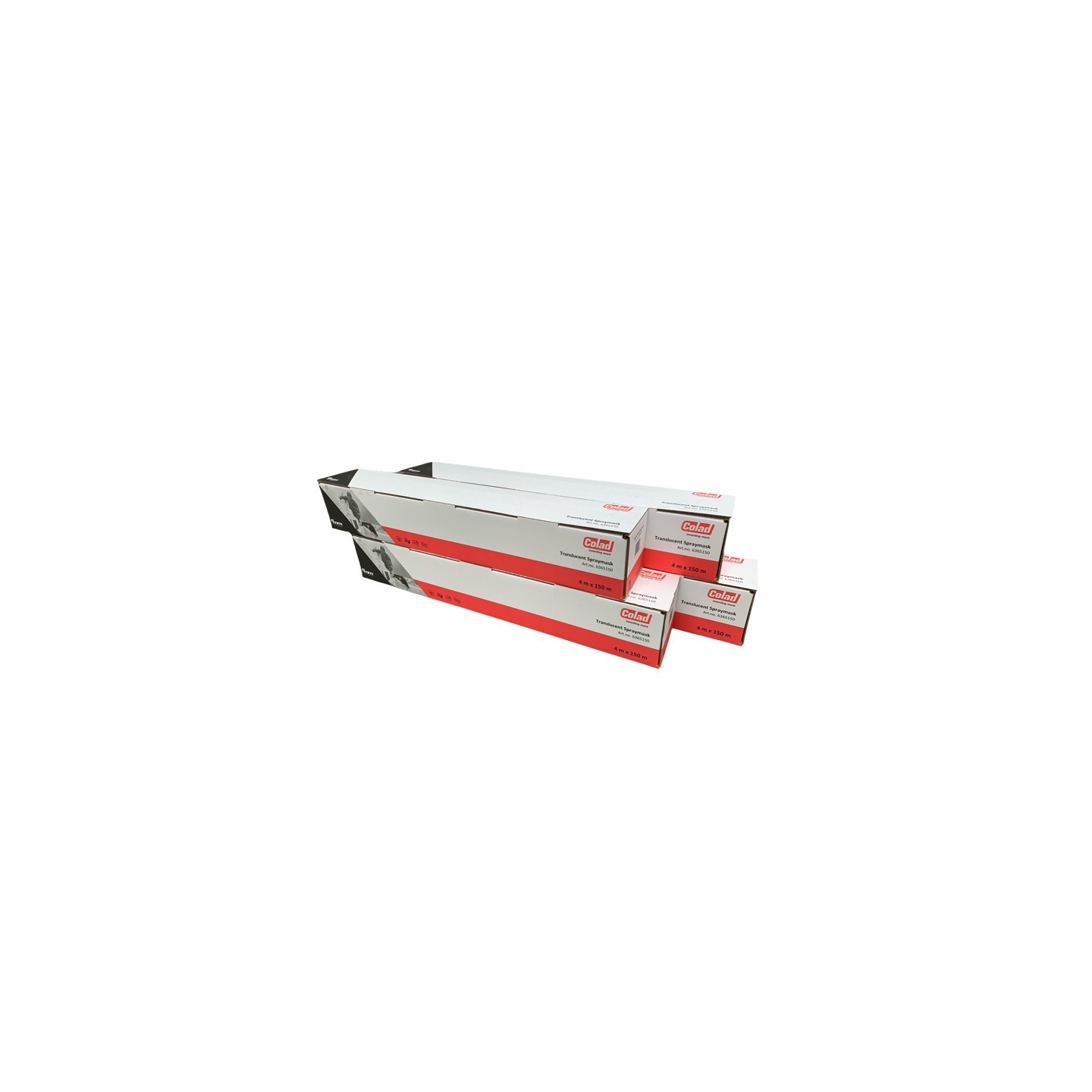Transparante maskeer folie 4 x 150 meter - Colad
