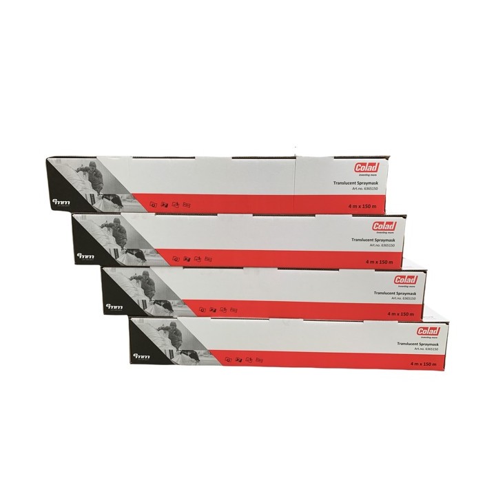 Transparante maskeer folie 4 x 150 meter - Colad