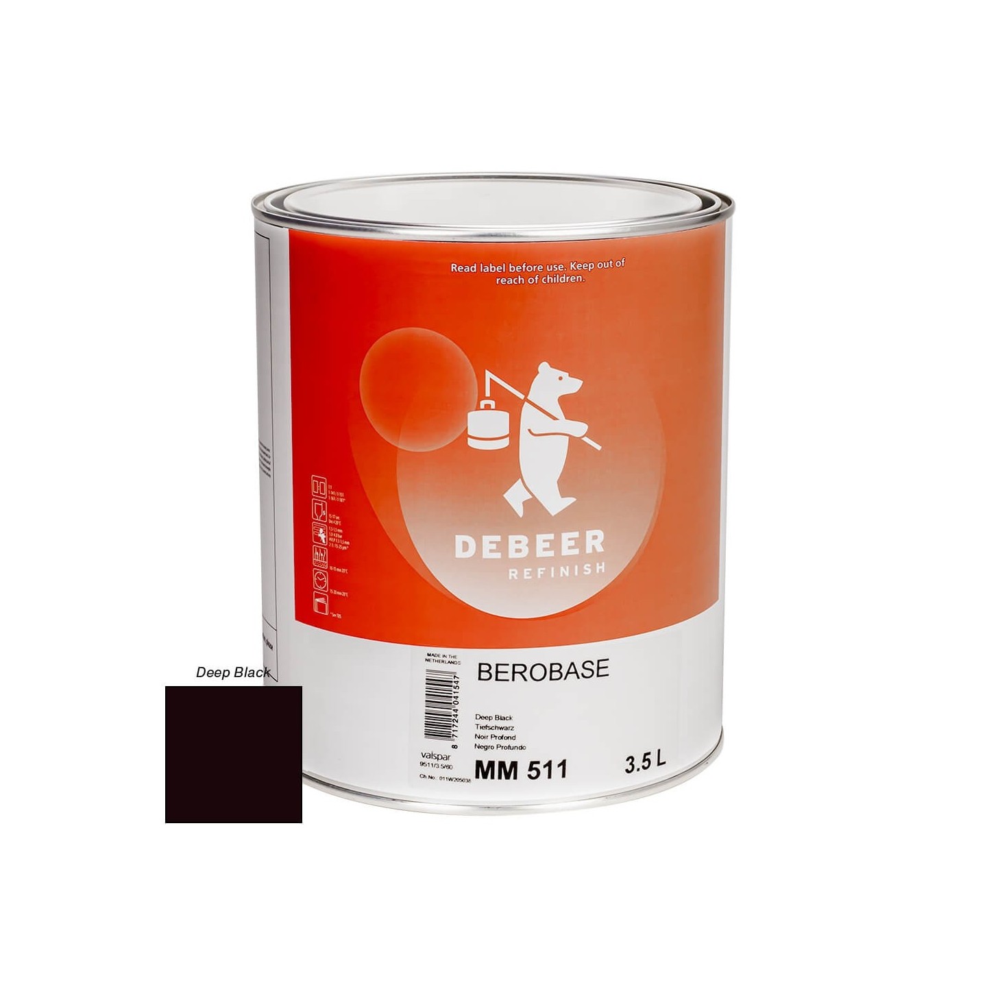 MM506 Green 3.5 Liter Mengkleur BeroBase 500 Series