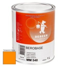 MM548 Transparent Orange 1 Liter Mengkleur BeroBase 500 Series