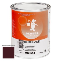 MM551 Transparent Red Brown 1 Liter Mengkleur BeroBase 500 Series