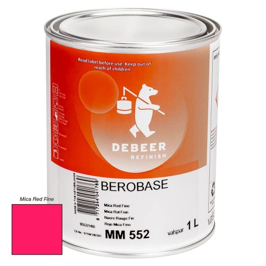 MM552 Mica Red Fine 1 Liter Mengkleur BeroBase 500 Series