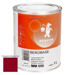 MM556 Transparent Medium Red 1 Liter Mengkleur BeroBase 500 Series