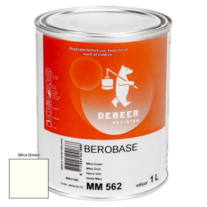 MM562 Mica Green 1 Liter Mengkleur BeroBase 500 Series