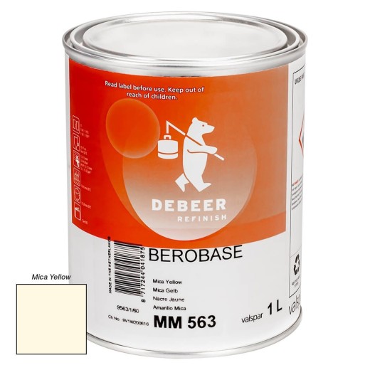 MM563 Mica Yellow 1 Liter Mengkleur BeroBase 500 Series