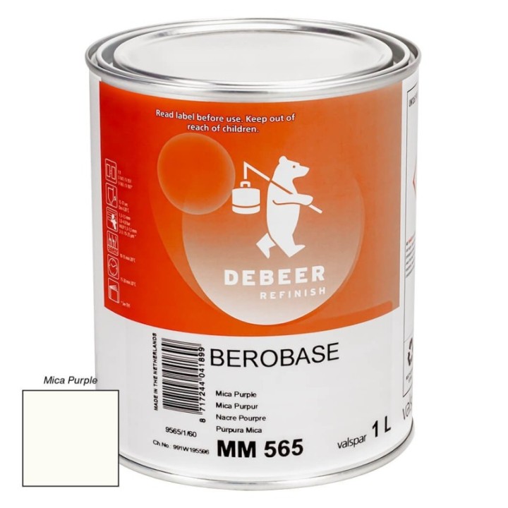 MM565 Mica Purple 1 Liter Mengkleur BeroBase 500 Series