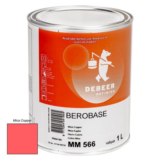 MM566 Mica Copper 1 Liter Mengkleur BeroBase 500 Series