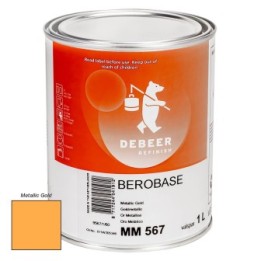 MM567 Metallic Gold 1 Liter Mengkleur BeroBase 500 Series