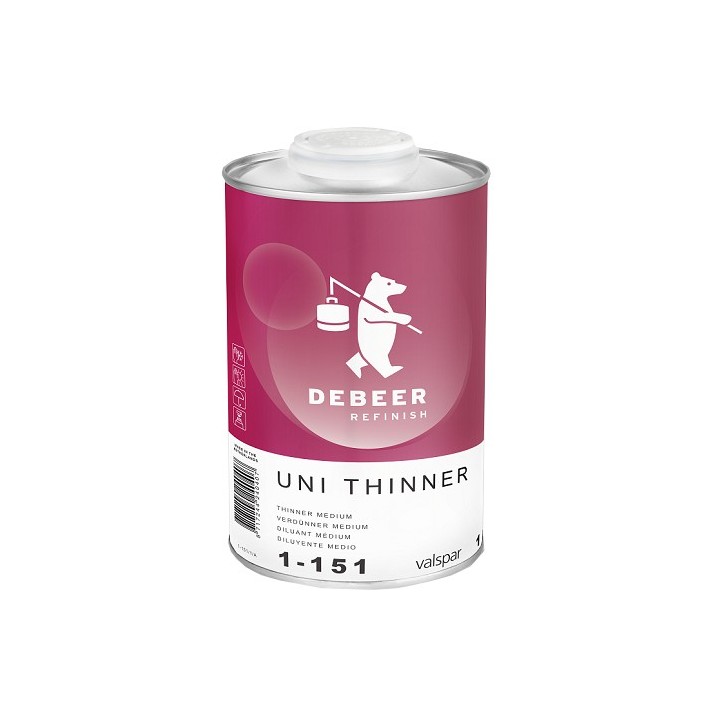 Uni Thinner Medium  1 Liter - 1-151 De Beer
