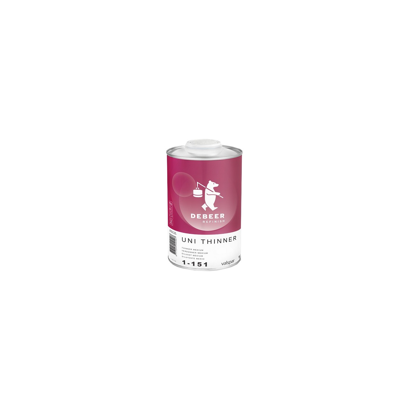 Uni Thinner Medium  1 Liter - 1-151 De Beer