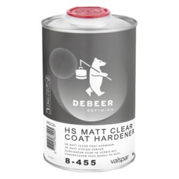 HS Matt Clear Coat Hardener 1 Liter - 8-455 De Beer
