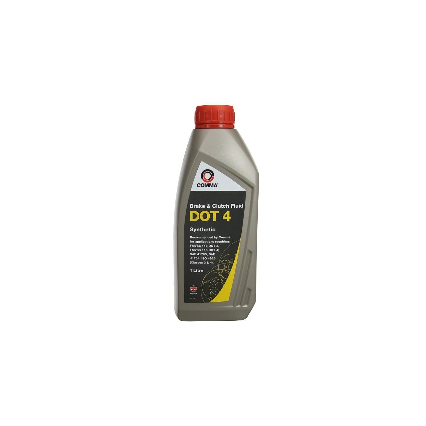 Remvloeistof DOT 4 - 1 liter Comma BF41L