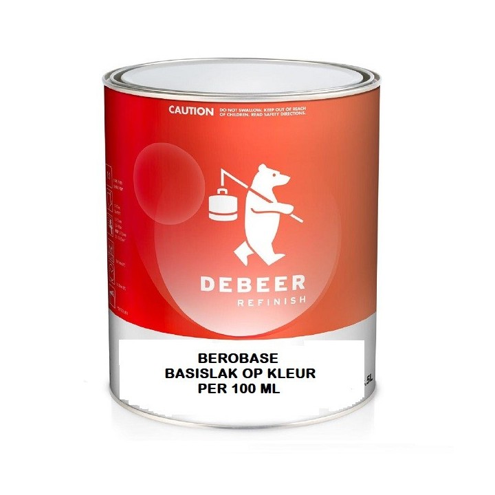 Basislak op kleur per 100 ml