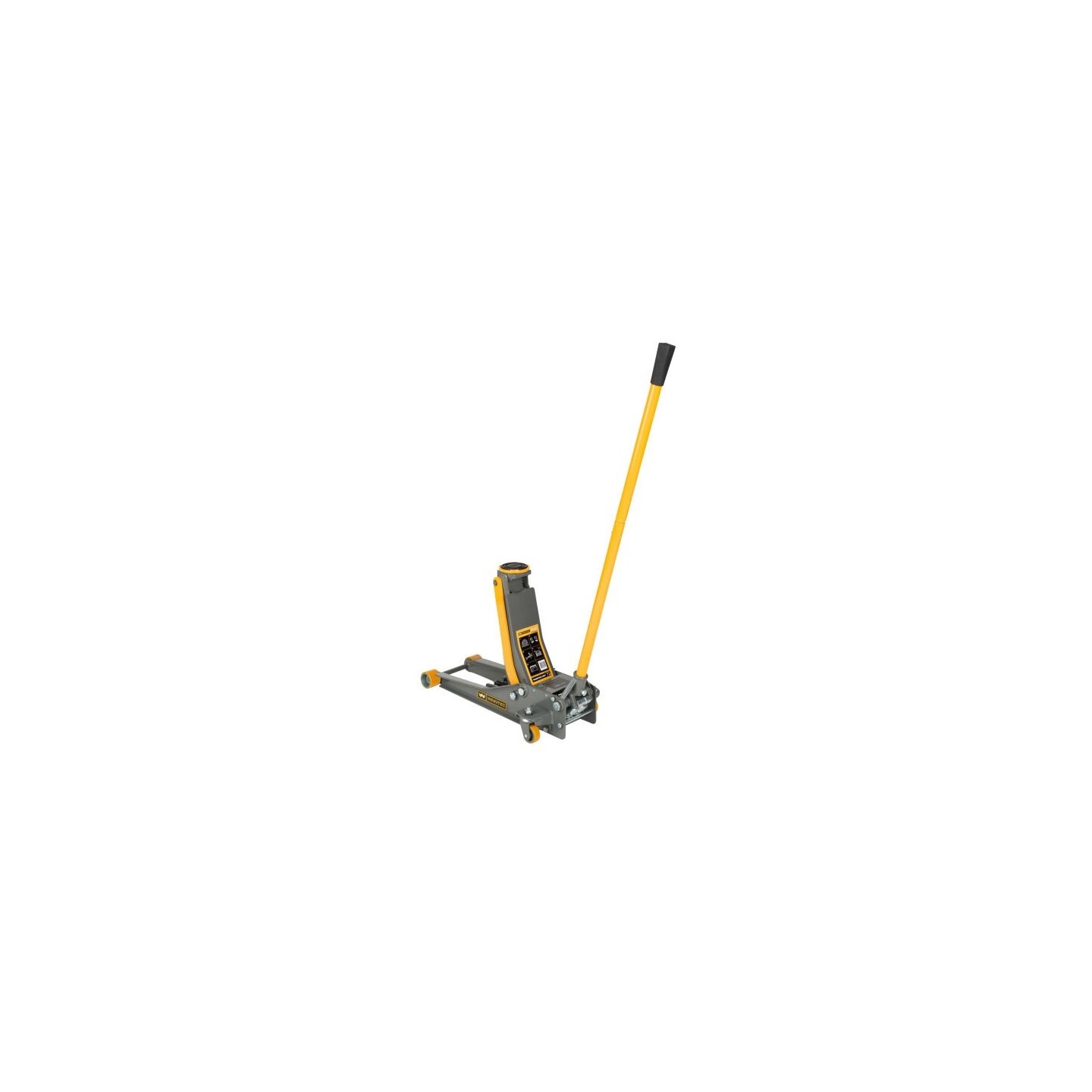 Garagekrik ultra laag, 2 ton Turbo lift, PU wielen