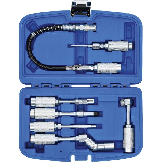 Adapters en toebehorenset voor vetspuiten 7-delig BGS 3142