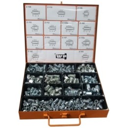 Assortiment remleiding nippels 135 delig